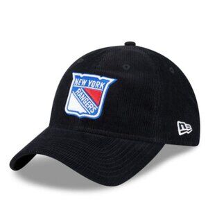 New Era New York Rangers Corded 9TWENTY Adjustable Hat Black NHL New